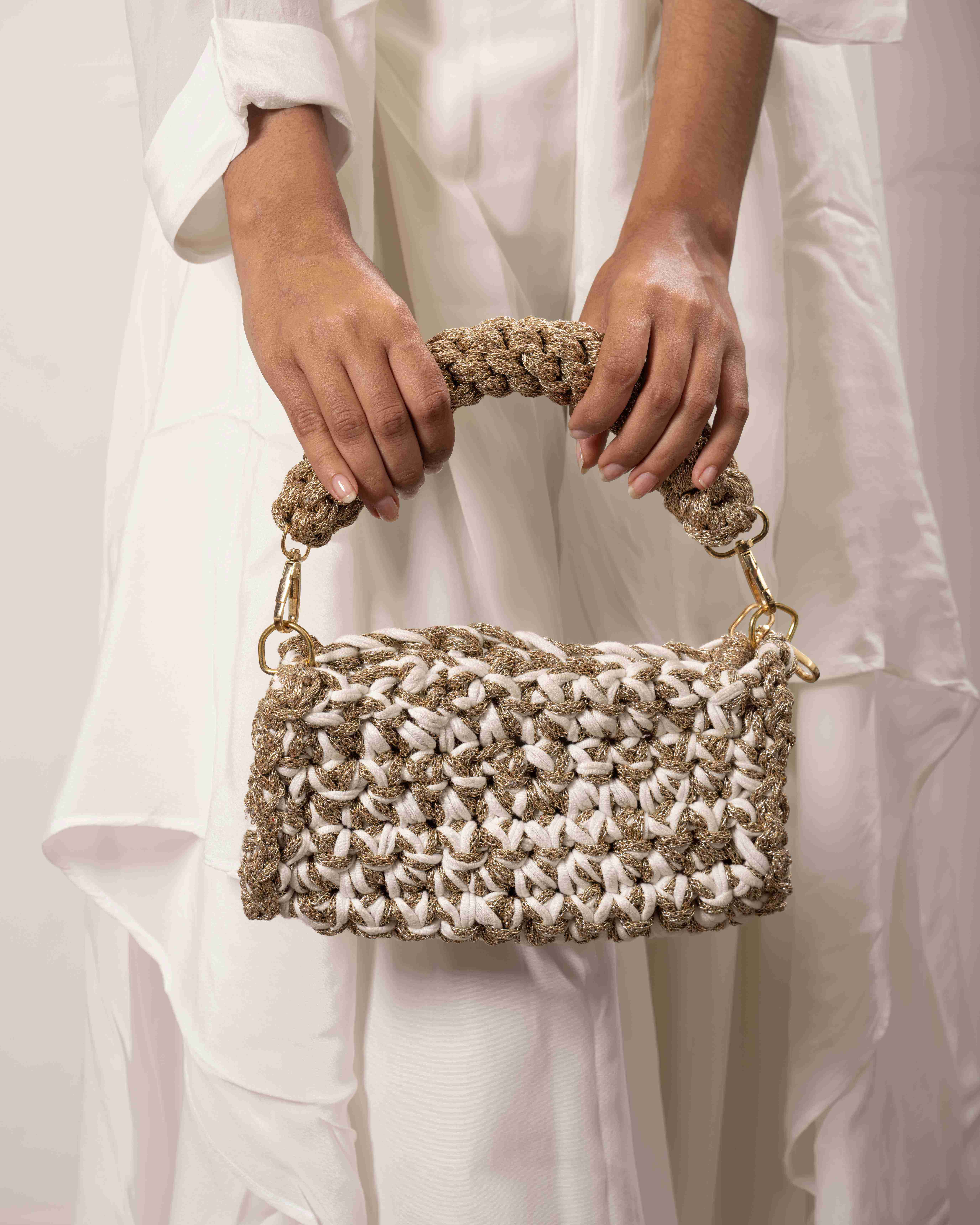 Bold Blend Handbag Metallic