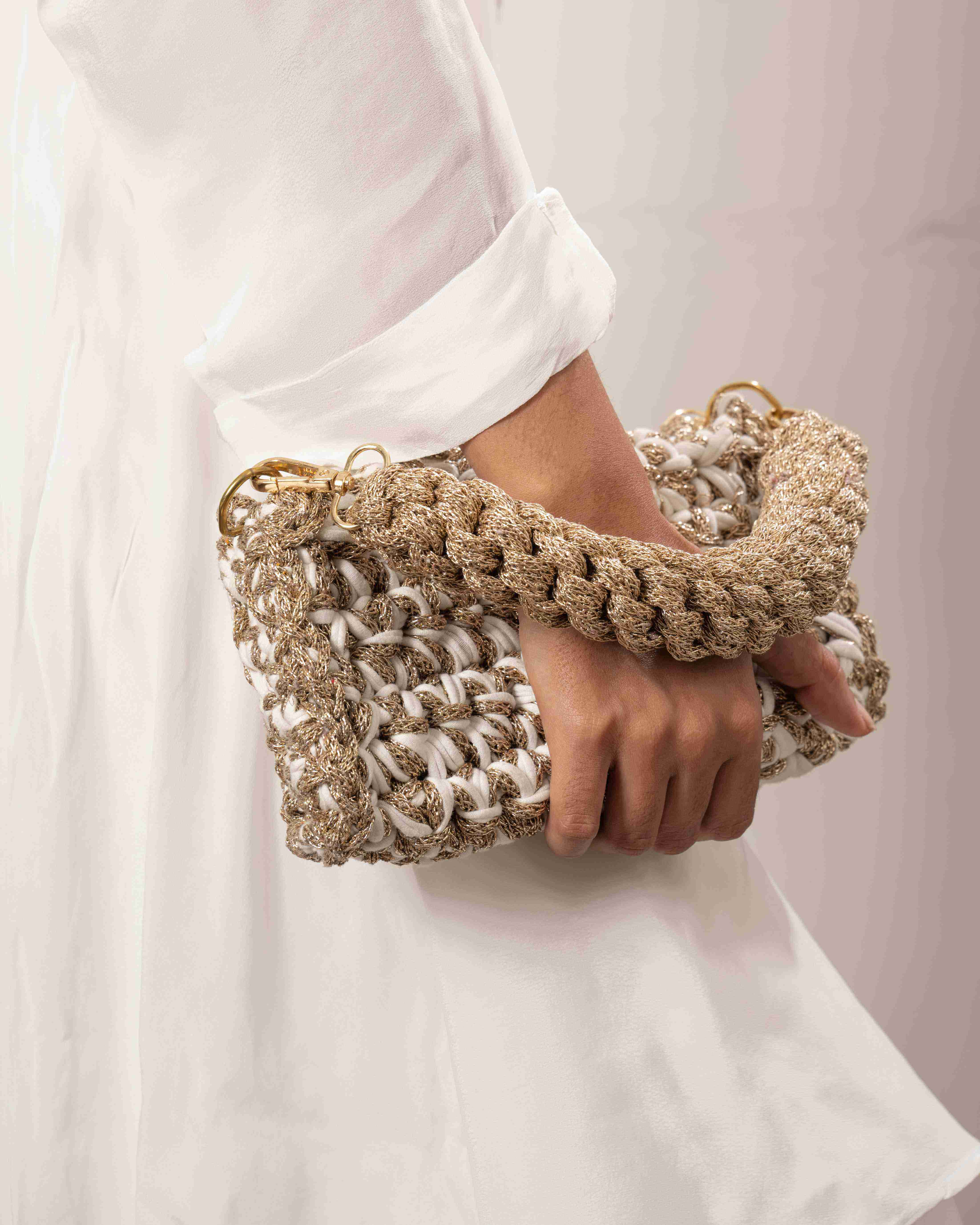 Bold Blend Handbag Metallic