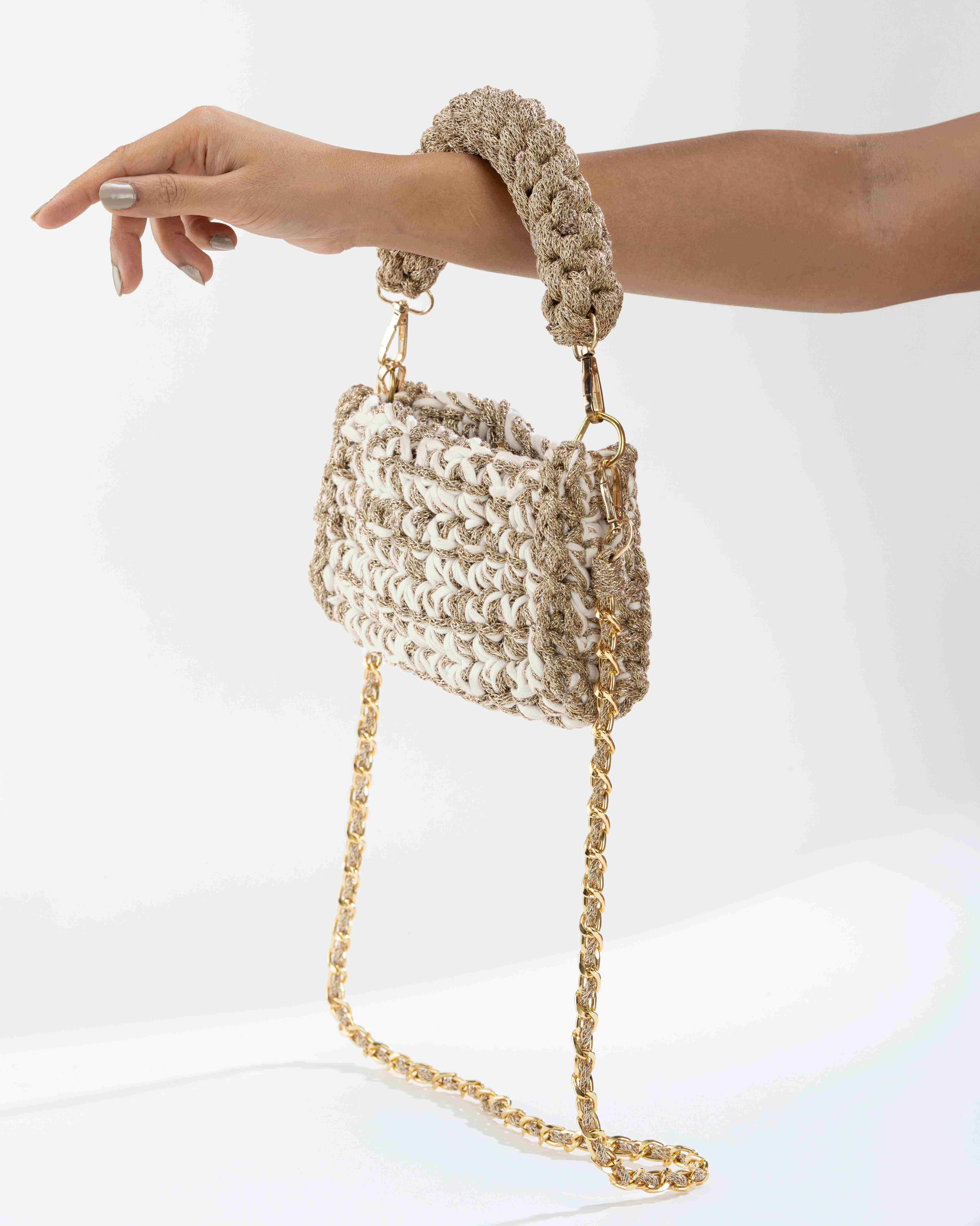 Bold Blend Handbag Metallic