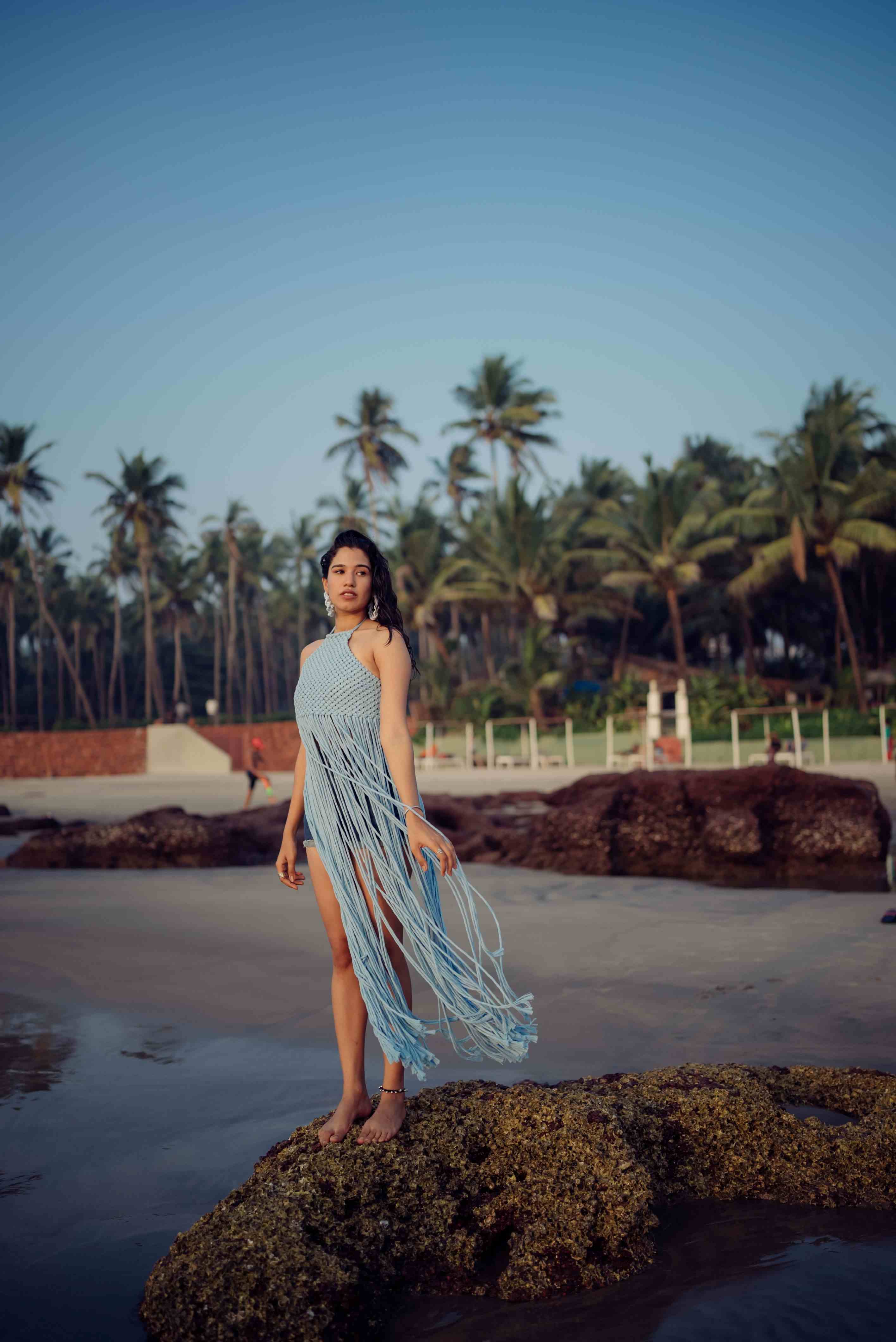 The Go-With-The-Flow Top- Light Blue