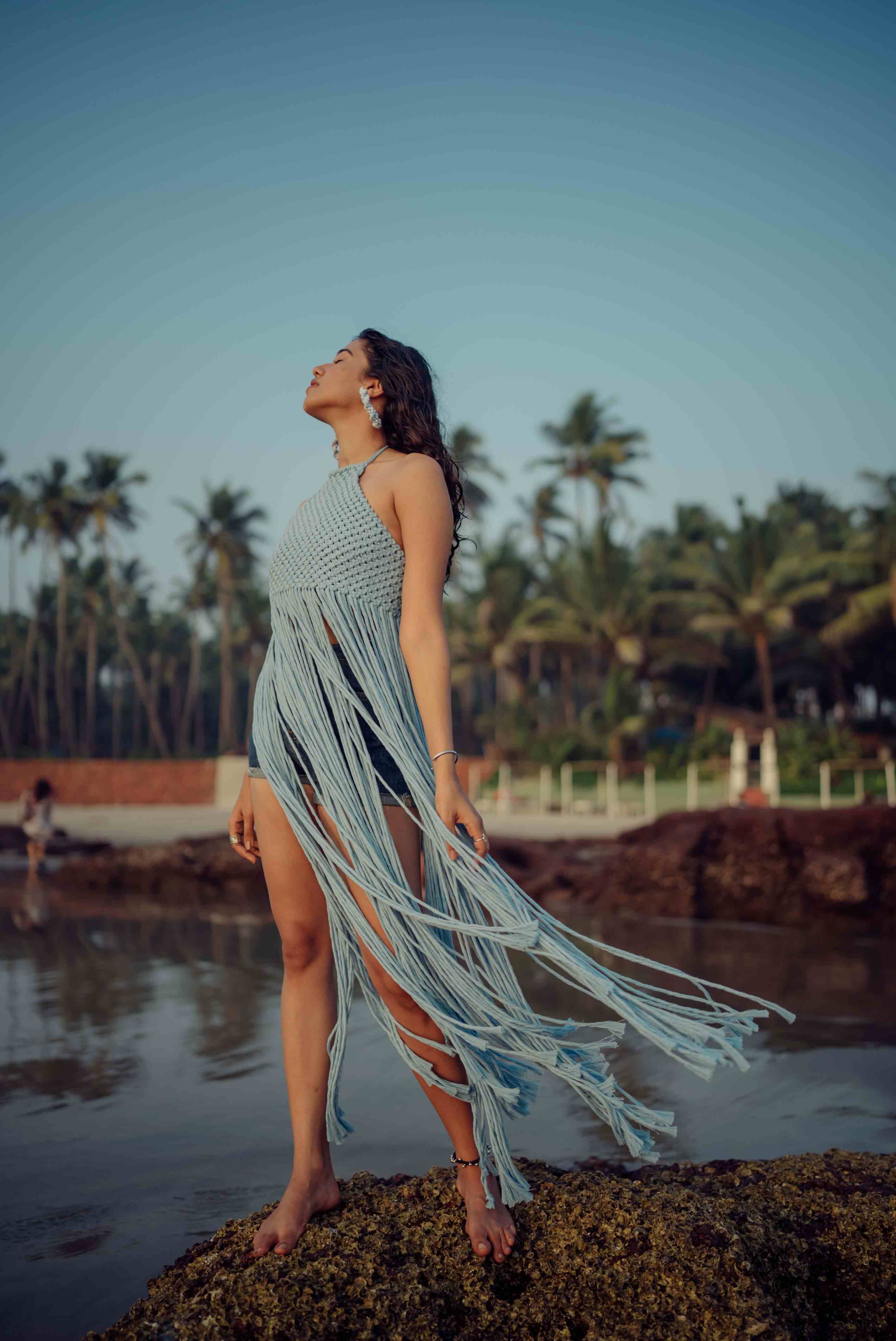 The Go-With-The-Flow Top- Light Blue