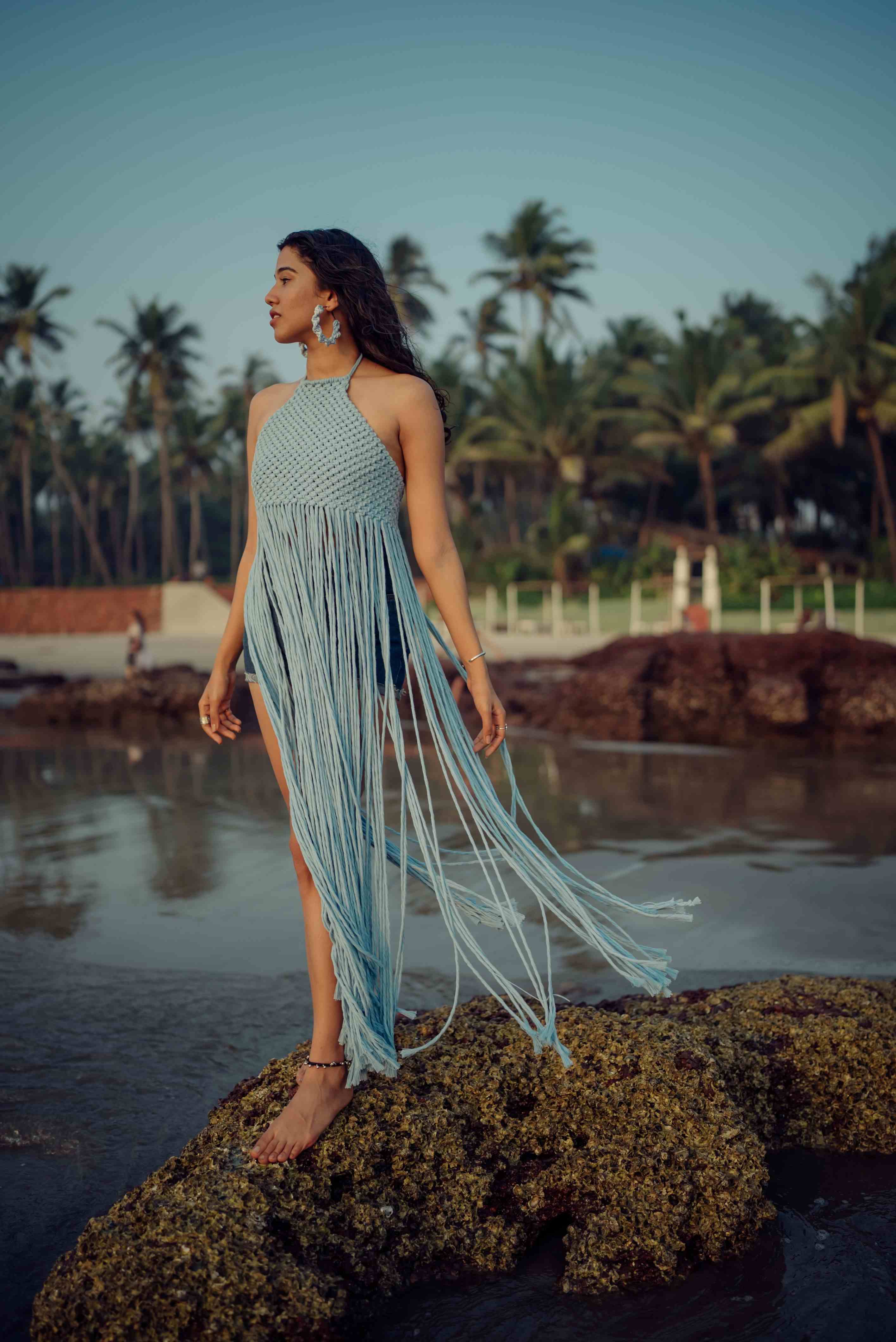 The Go-With-The-Flow Top- Light Blue