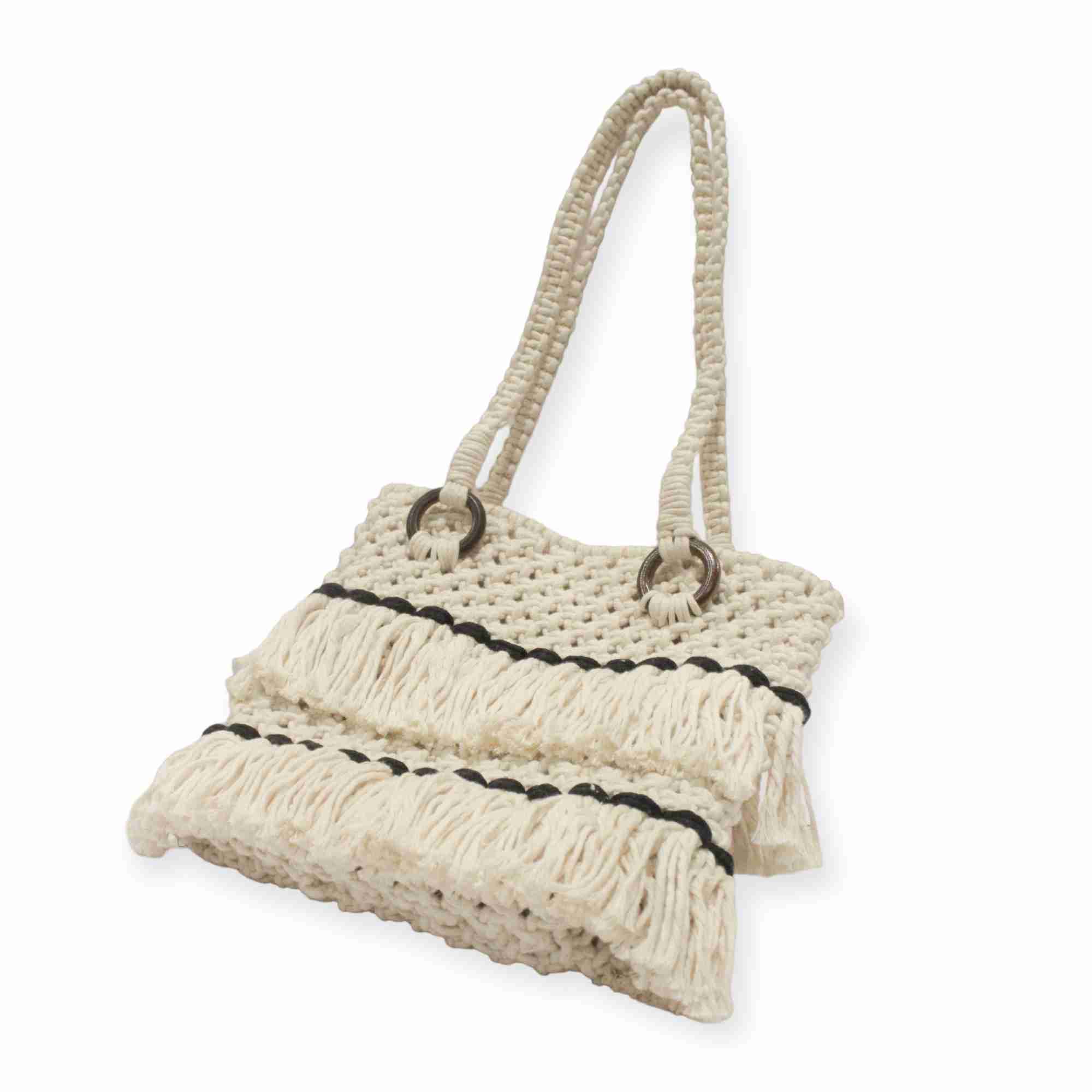 The Fringe n Fabulous Tote- White