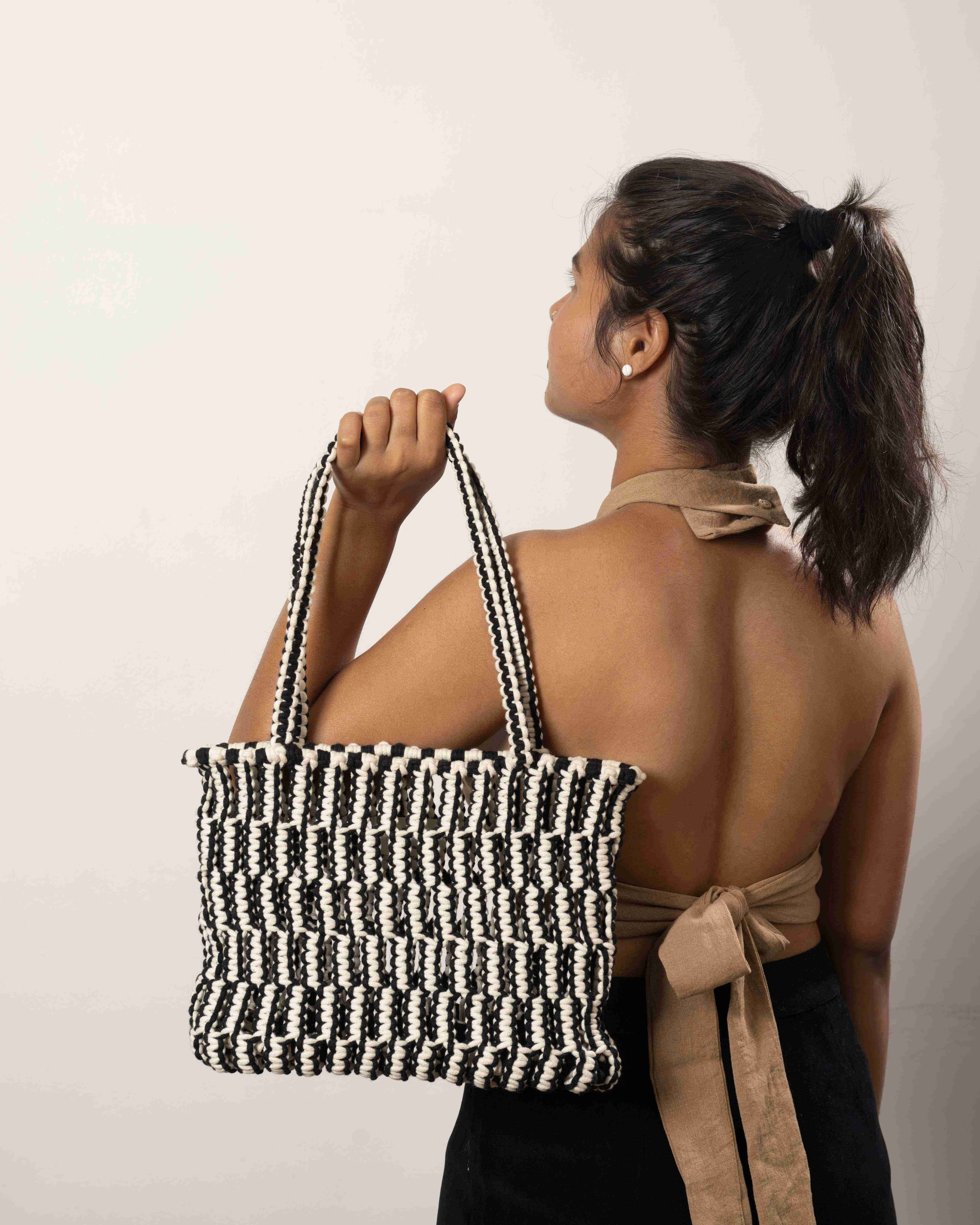 Tote Bag - Black & White