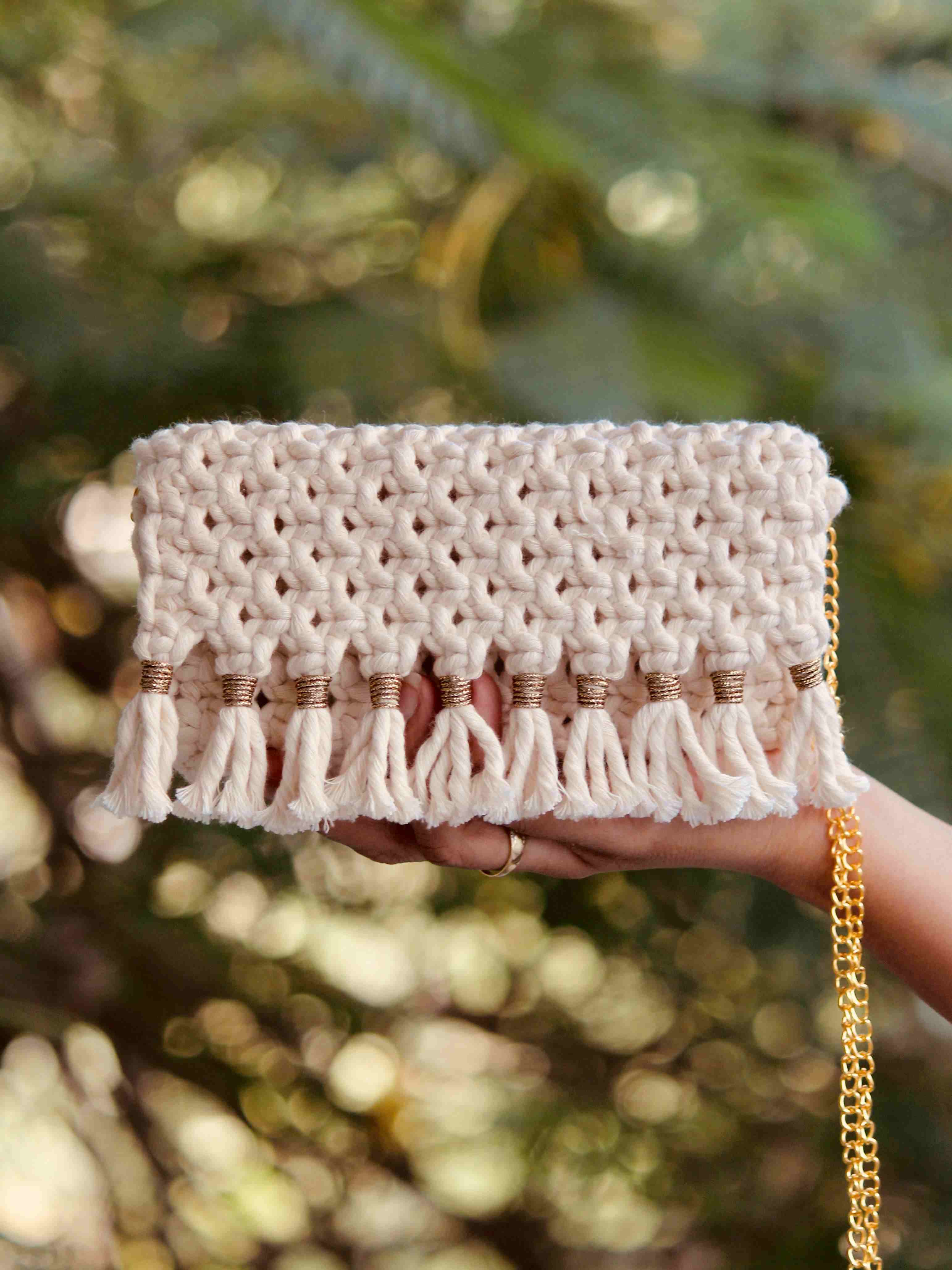 Clutch And Go- Offwhite