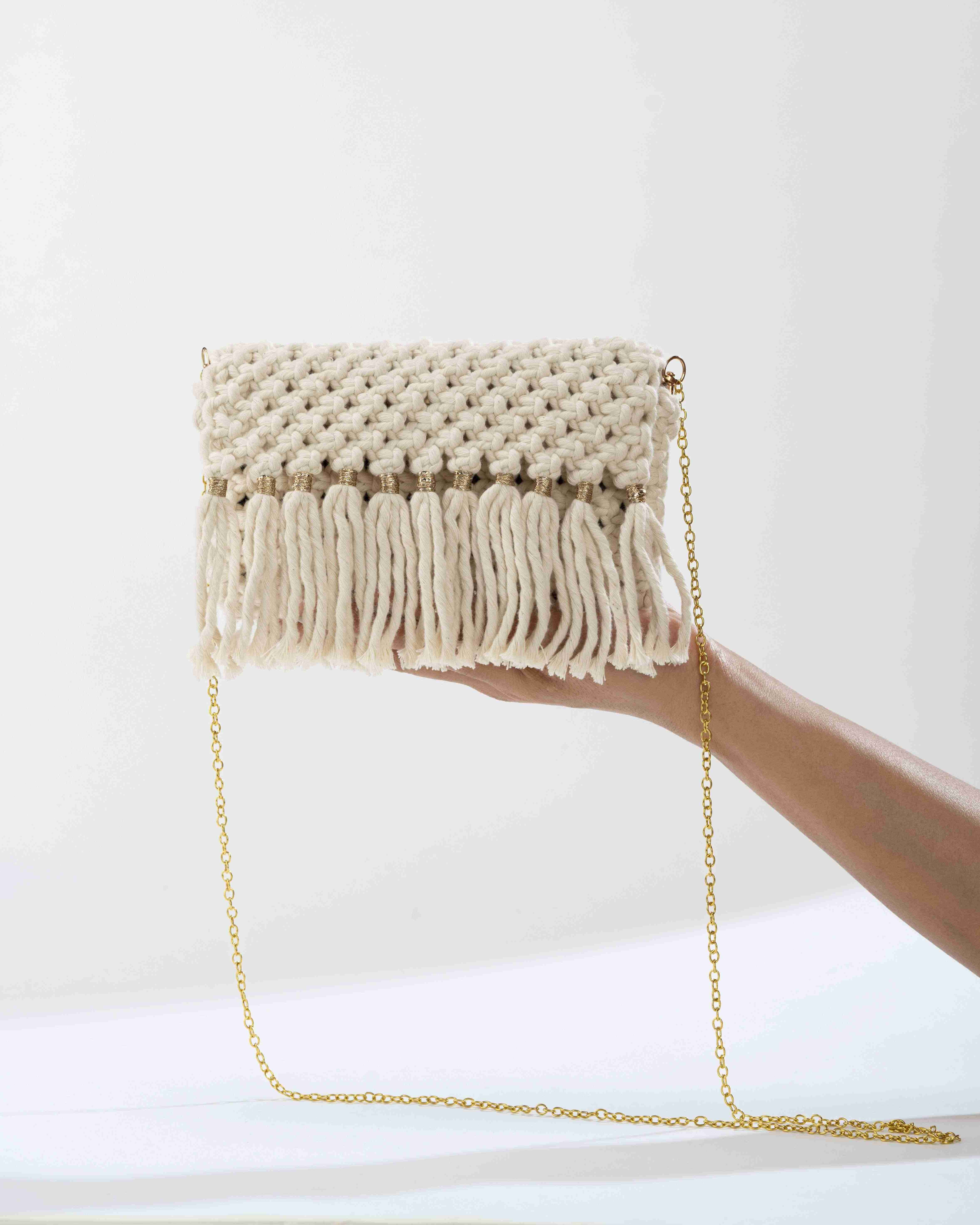 Clutch And Go- Offwhite