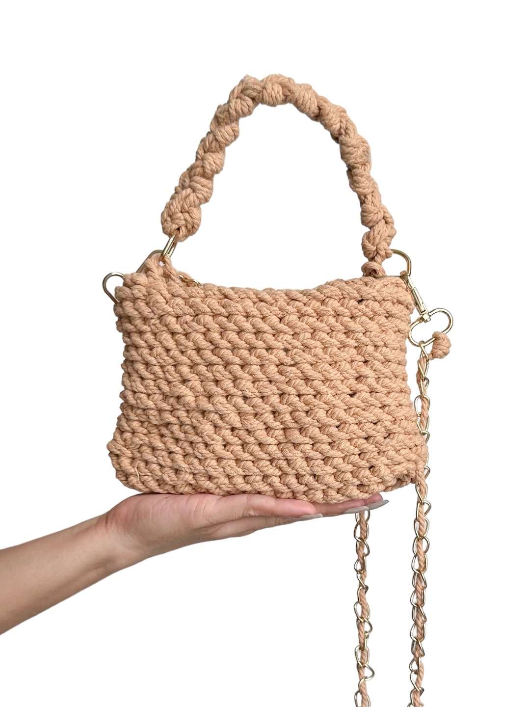 Mini Tote Bag - Brown