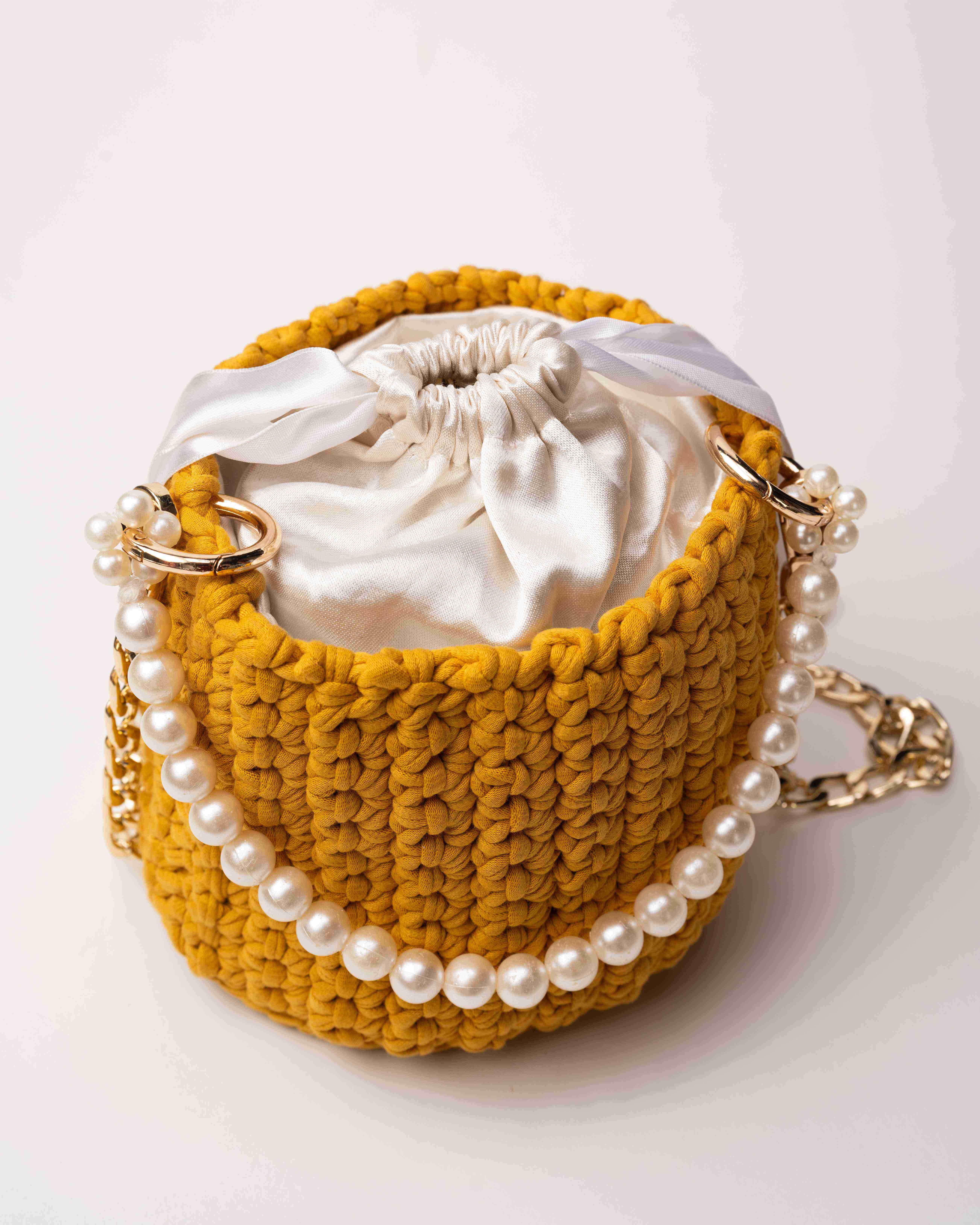 Pearl Harbour Bucket Bag - Mustard