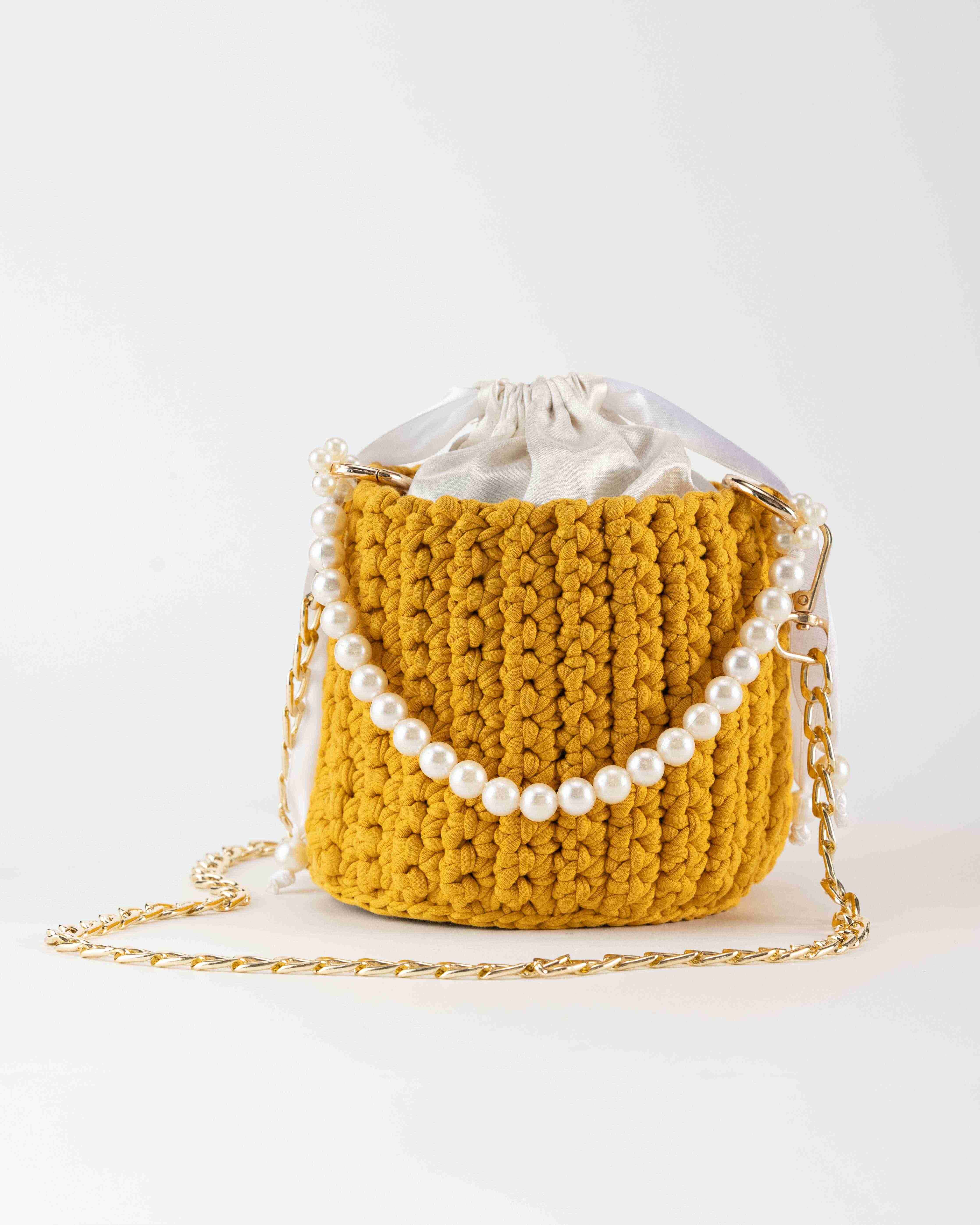 Pearl Harbour Bucket Bag - Mustard