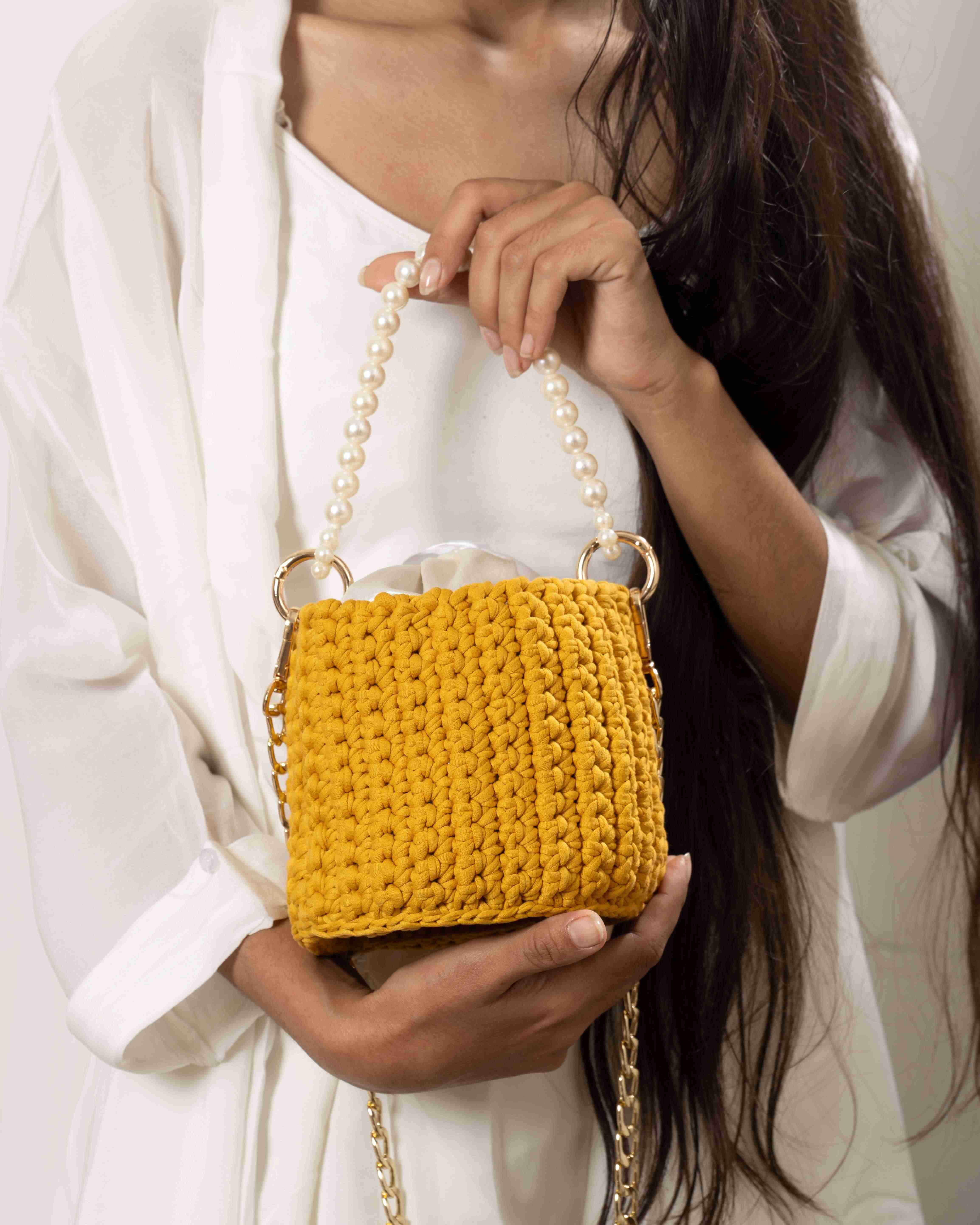 Pearl Harbour Bucket Bag - Mustard