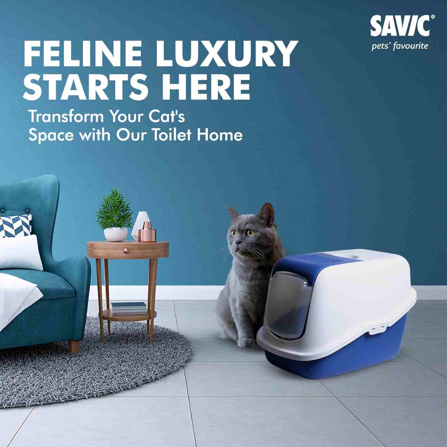 Savic Nestor Cat Litter Box