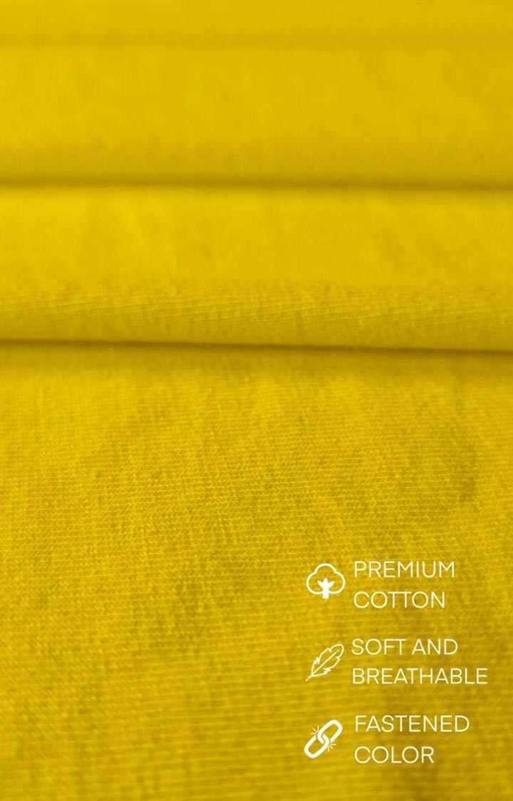 Solid Men's Full Sleeve T-Shirt - Pineapple Yellow