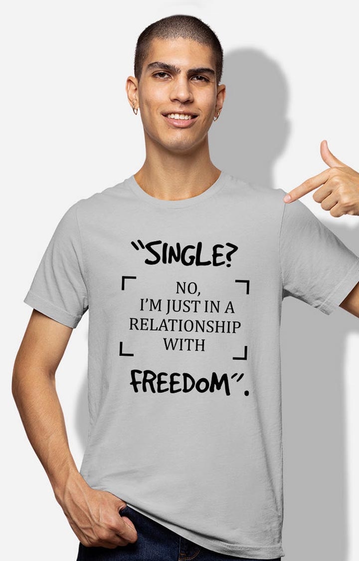 PRONK | Single No Enjoying Freedom Men's Half Sleeve T Shirt
