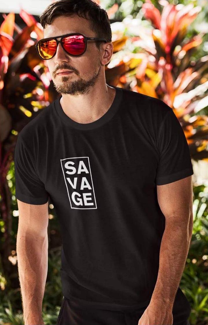 Savage Men's Half Sleeve T Shirt