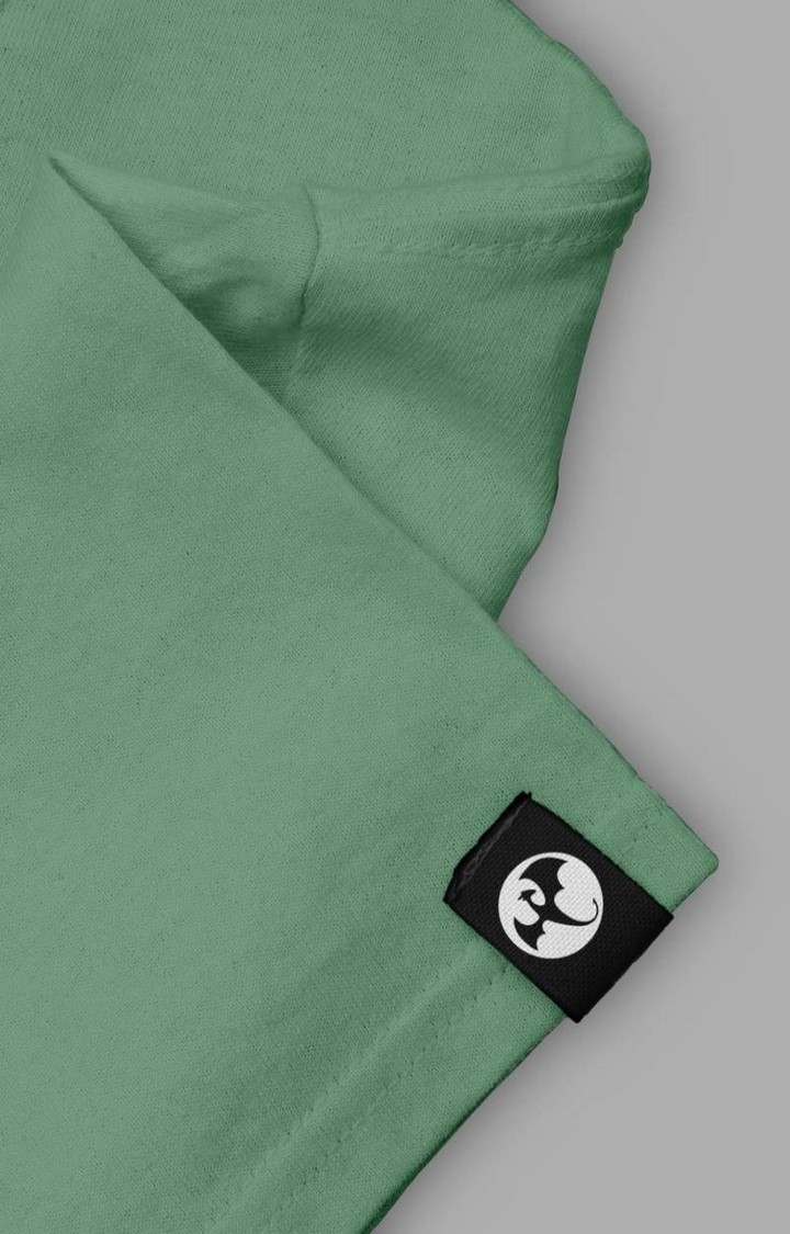 Solid Men's Half Sleeve T-Shirt - Mint Green