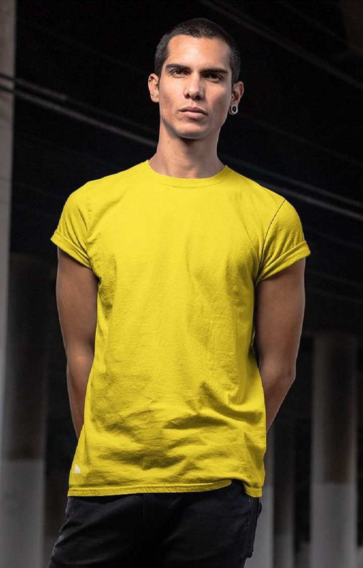 PRONK | Solid Men's Half Sleeve T-Shirt