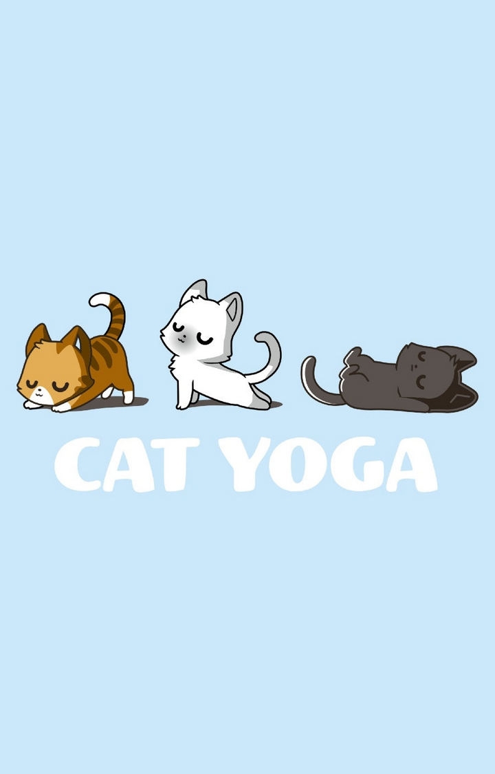 Cat Yoga Men's Half Sleeve T Shirt