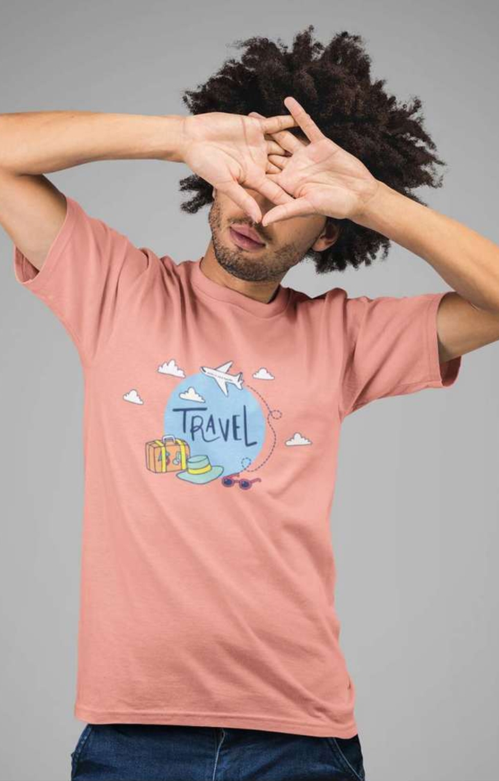 Travel World Men's Half Sleeve T Shirt