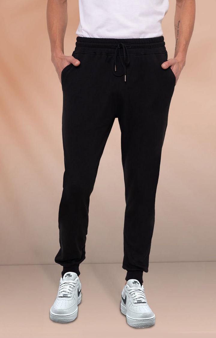 PRONK | French Terry Jogger For Men : Black