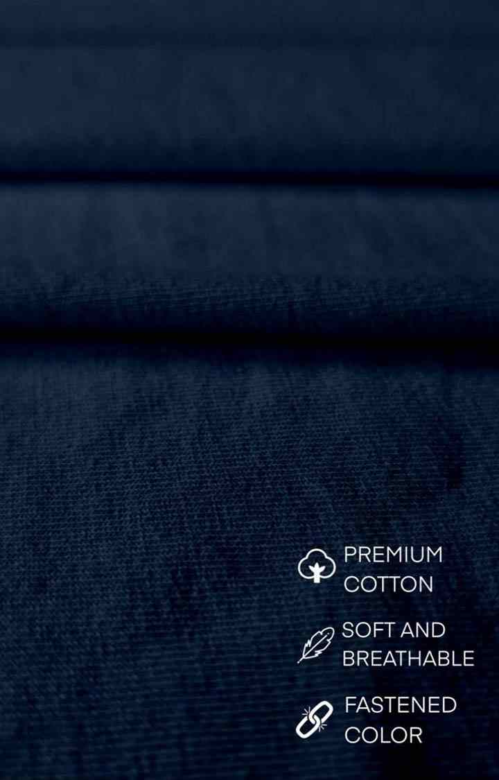 Men's Soild Classic Navy Blue Vest