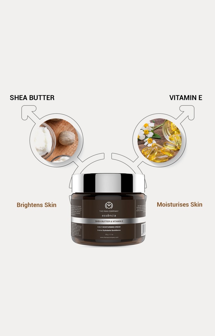 The Man Company | Shea Butter & Vitamin E Daily Moisturizing Cream - 50 GM 3