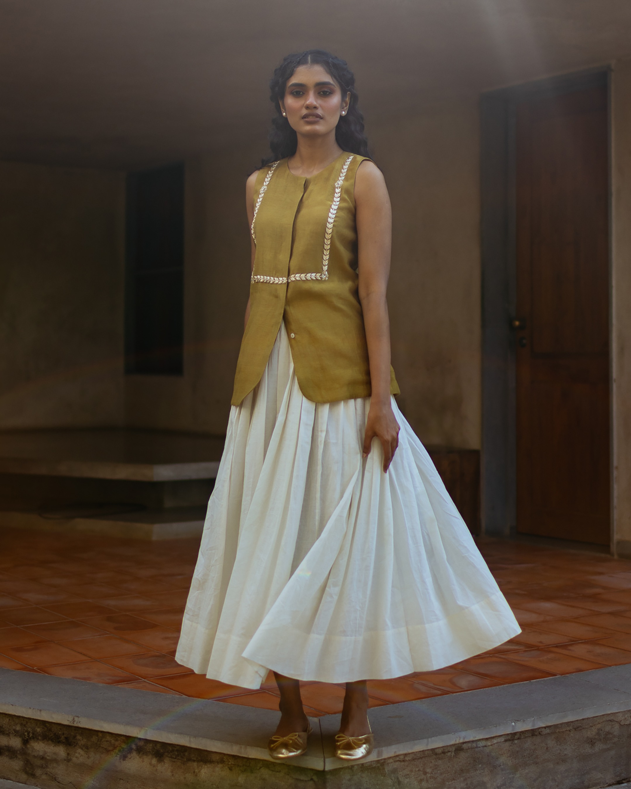 Irene vest + anya skirt