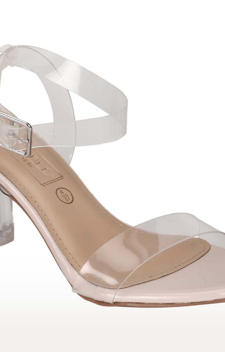 Buy Truffle Collection Women Transparent Solid Pumps - Heels for Women  7942367 | Myntra