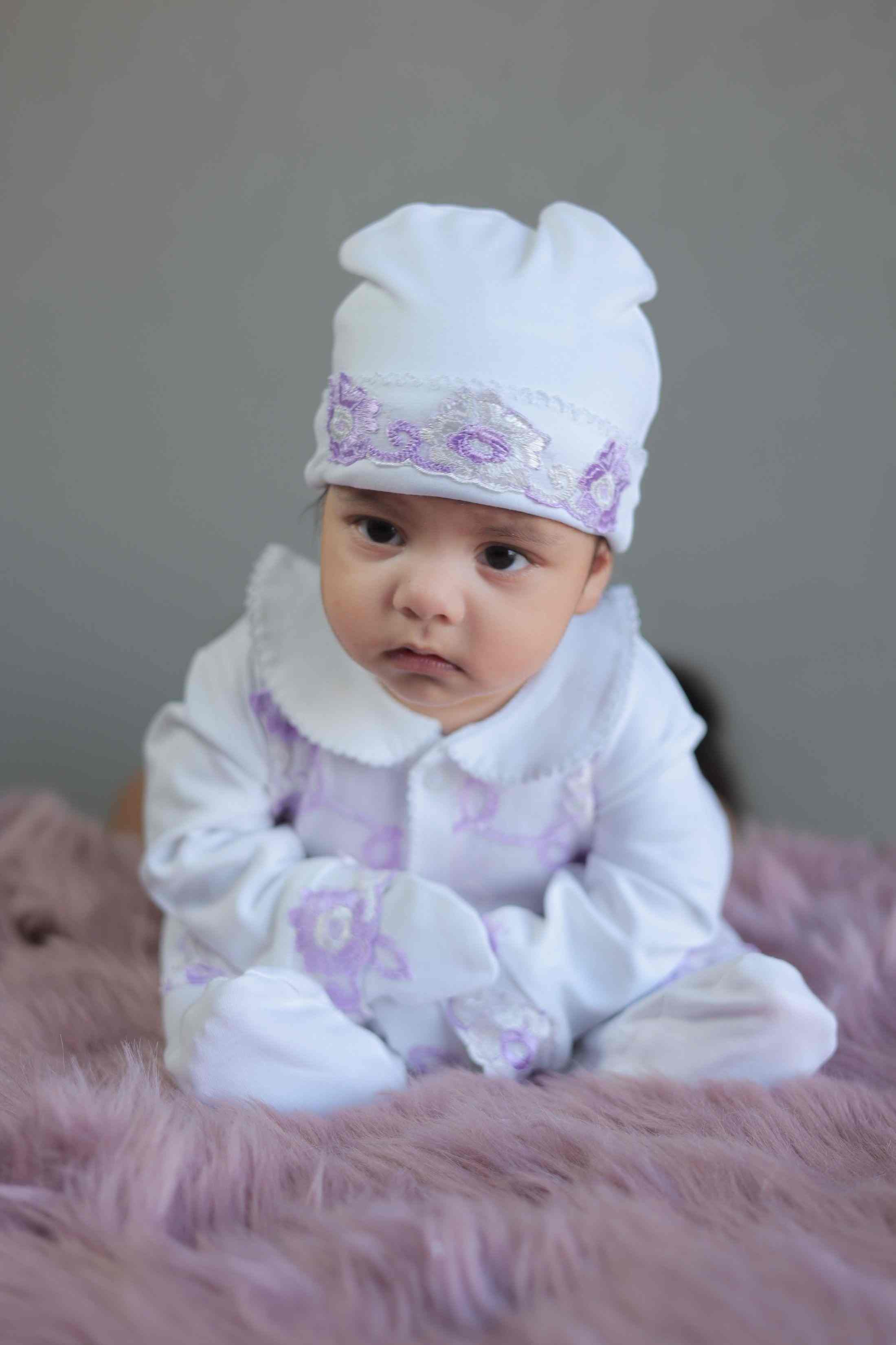 Lilac Lace Delight Romper Set