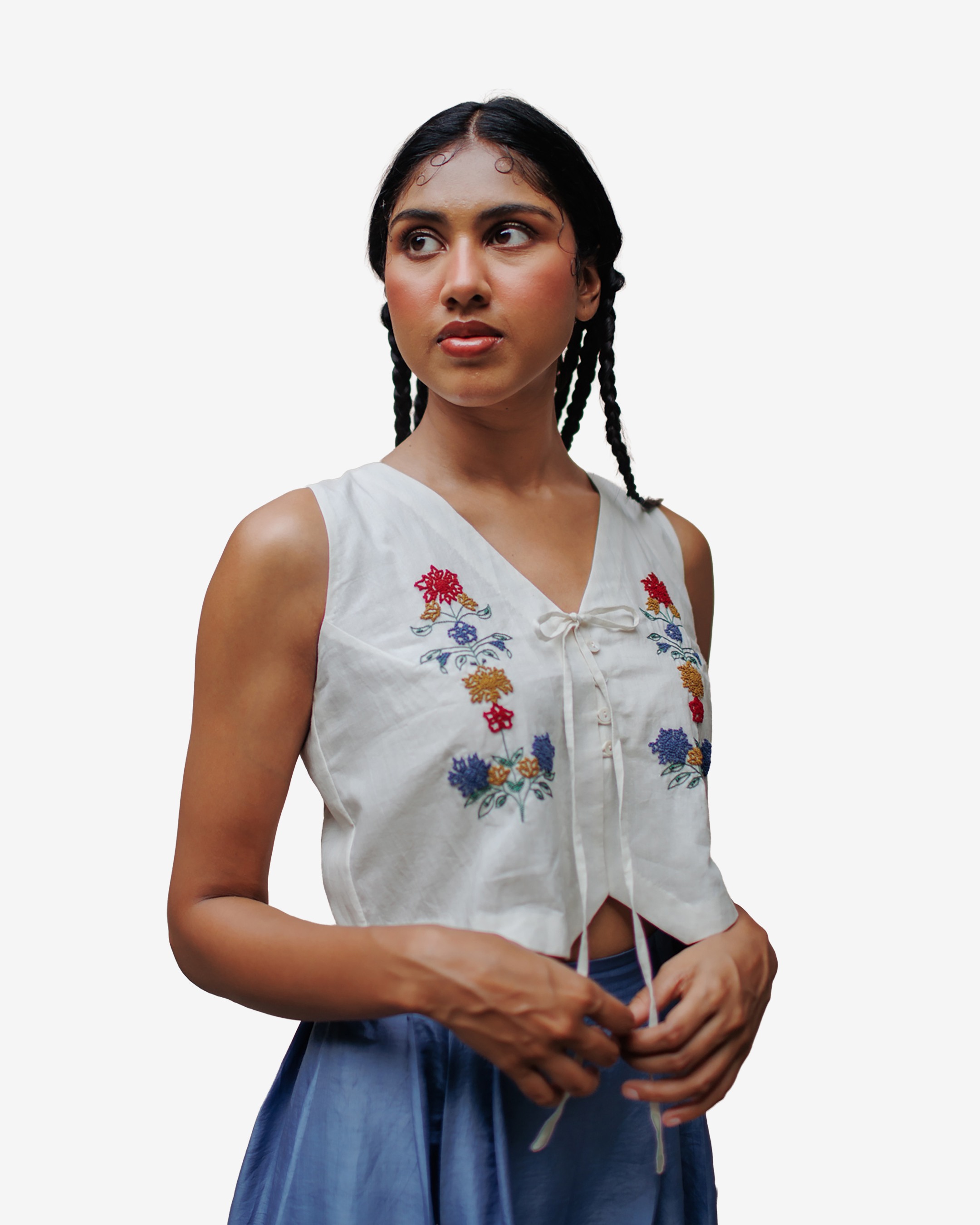 Judy tie-up Vest