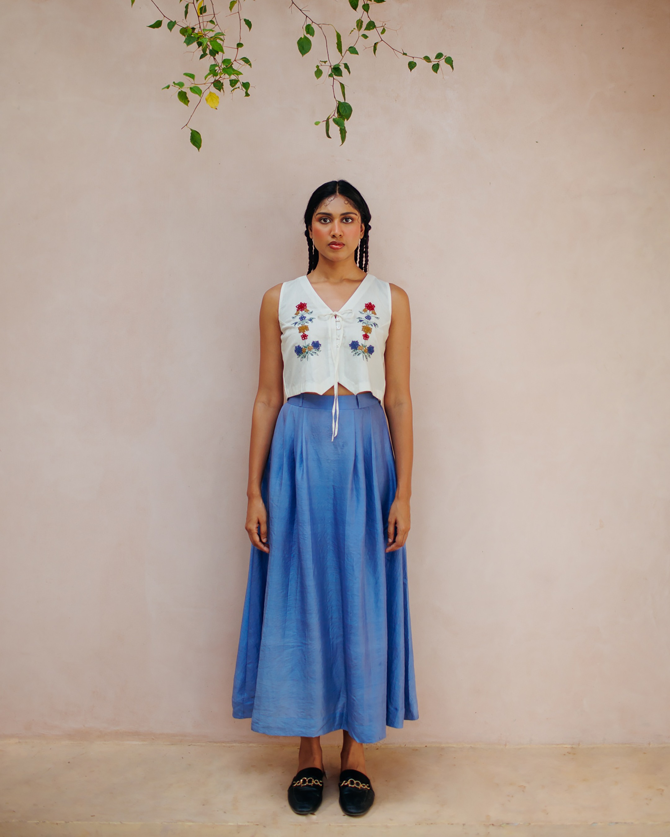 Judy Silk Skirt