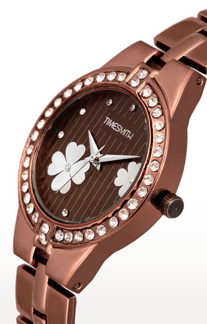 Timesmith | Timesmith Brown Analog Watch For Women 3