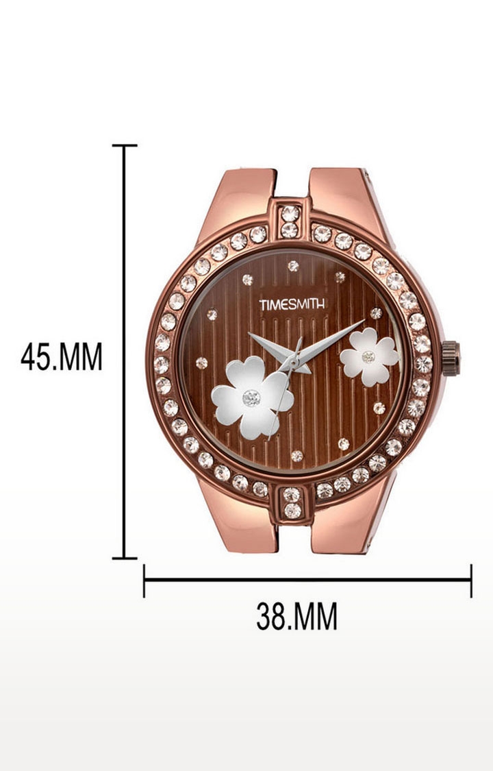 Timesmith | Timesmith Brown Analog Watch For Women 4