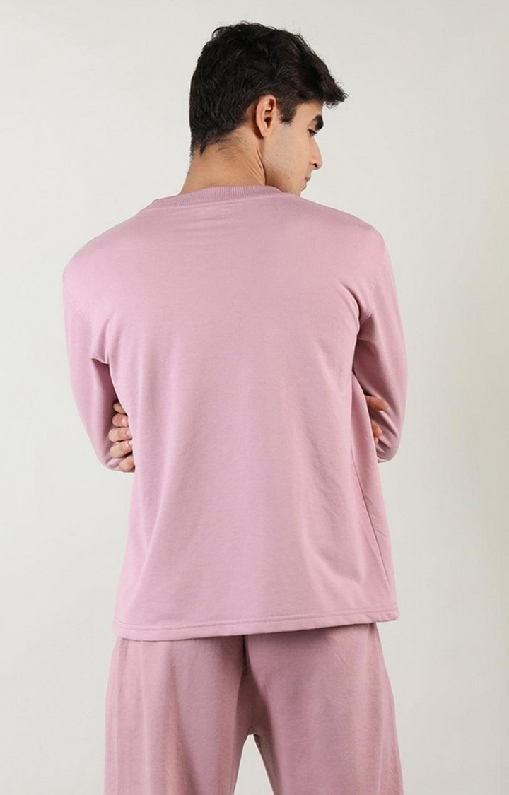 Men's Pink Solid Cotton Activewear T-Shirt