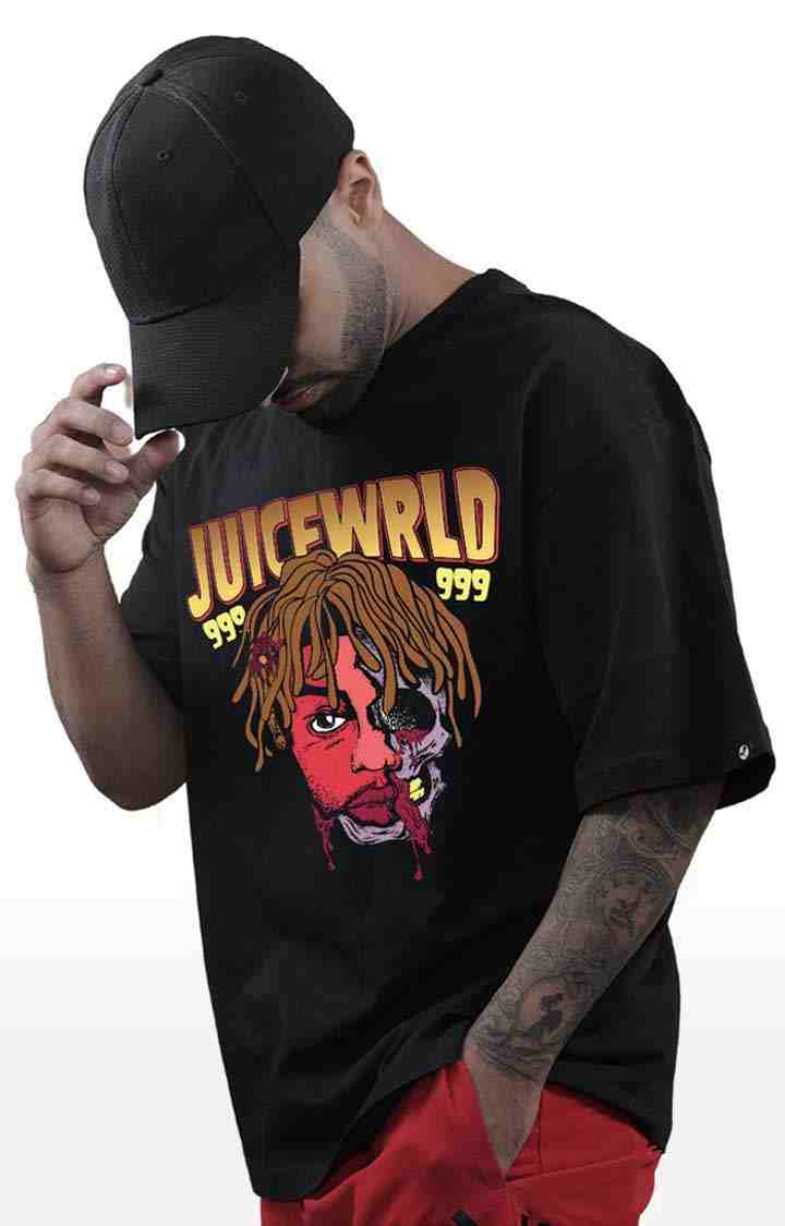 Juice Wrld Men's Oversized Printed T Shirt