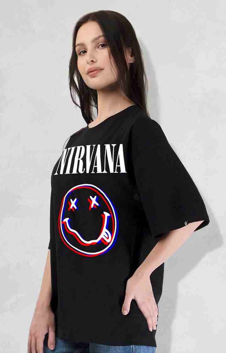 Nirvana Women's Oversized T Shirt