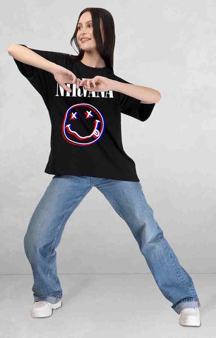 Nirvana Women's Oversized T Shirt