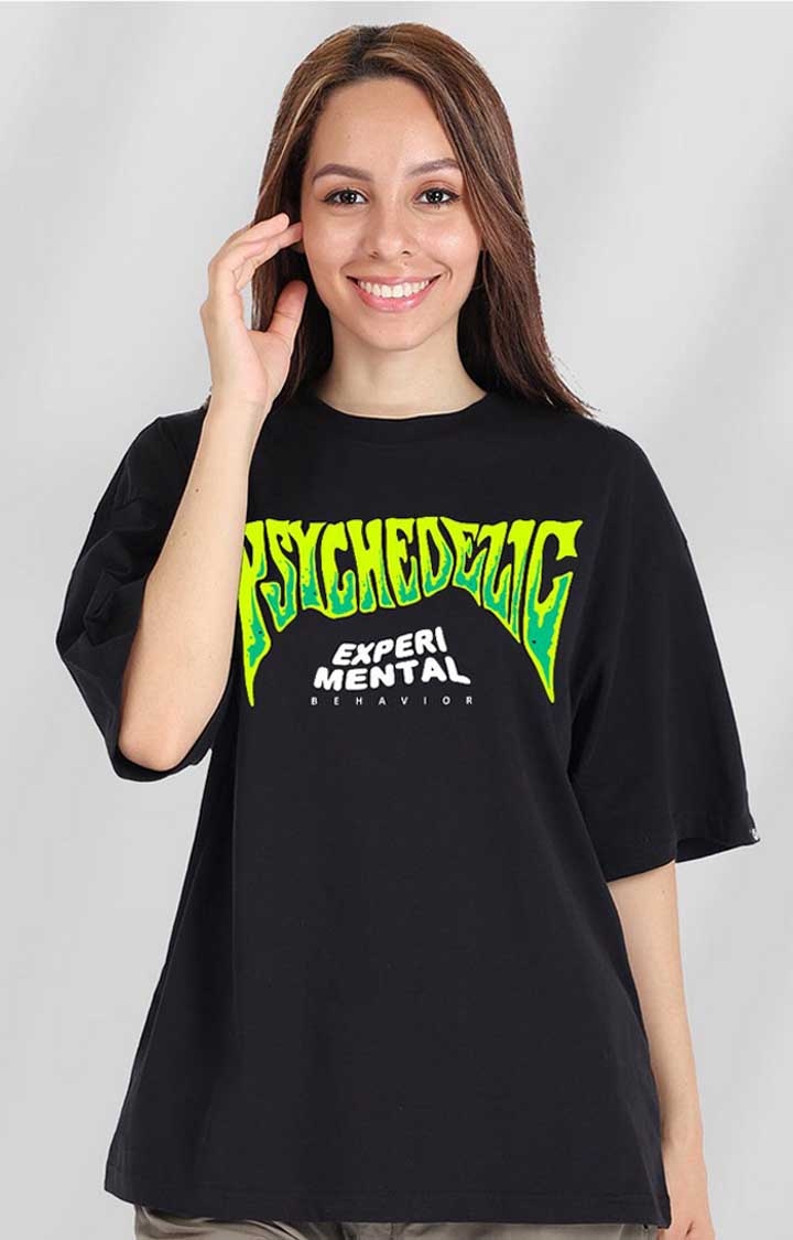 Psychedelic Women's Oversized T Shirt