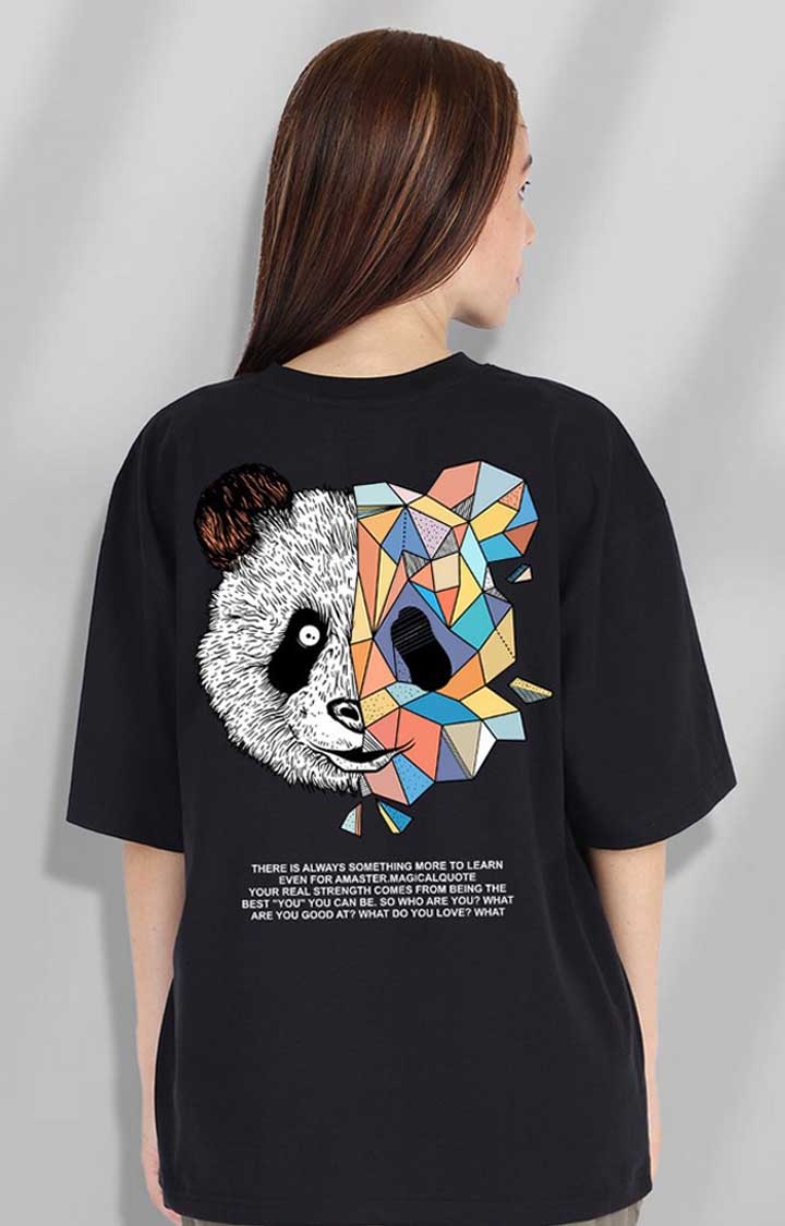 PRONK | Savage Panda Women's Oversized T Shirt