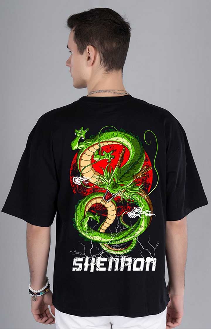 Shenron Men's Oversized Printed T Shirt