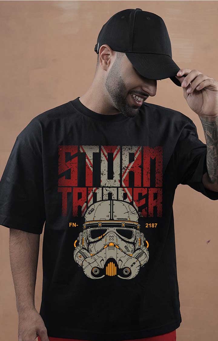 PRONK | Storm Trooper Men's Oversized Printed T Shirt