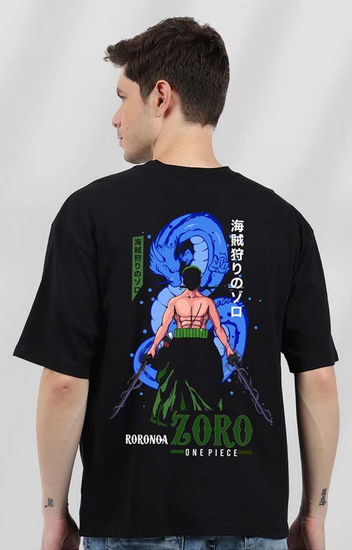 PRONK | Zoro Men's Oversized Printed T Shirt