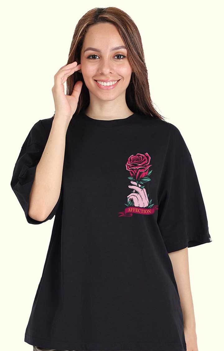 PRONK | Affection Women's Oversized Printed T Shirt