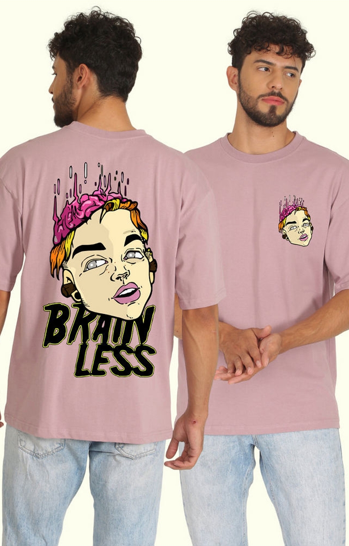 Brainless Men's Oversized Printed T-Shirt