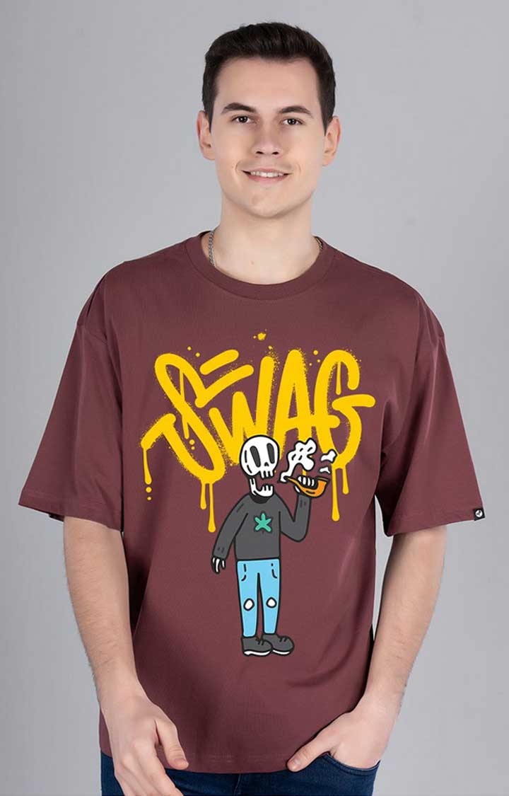 PRONK | Swag Men's Oversized Printed T Shirt