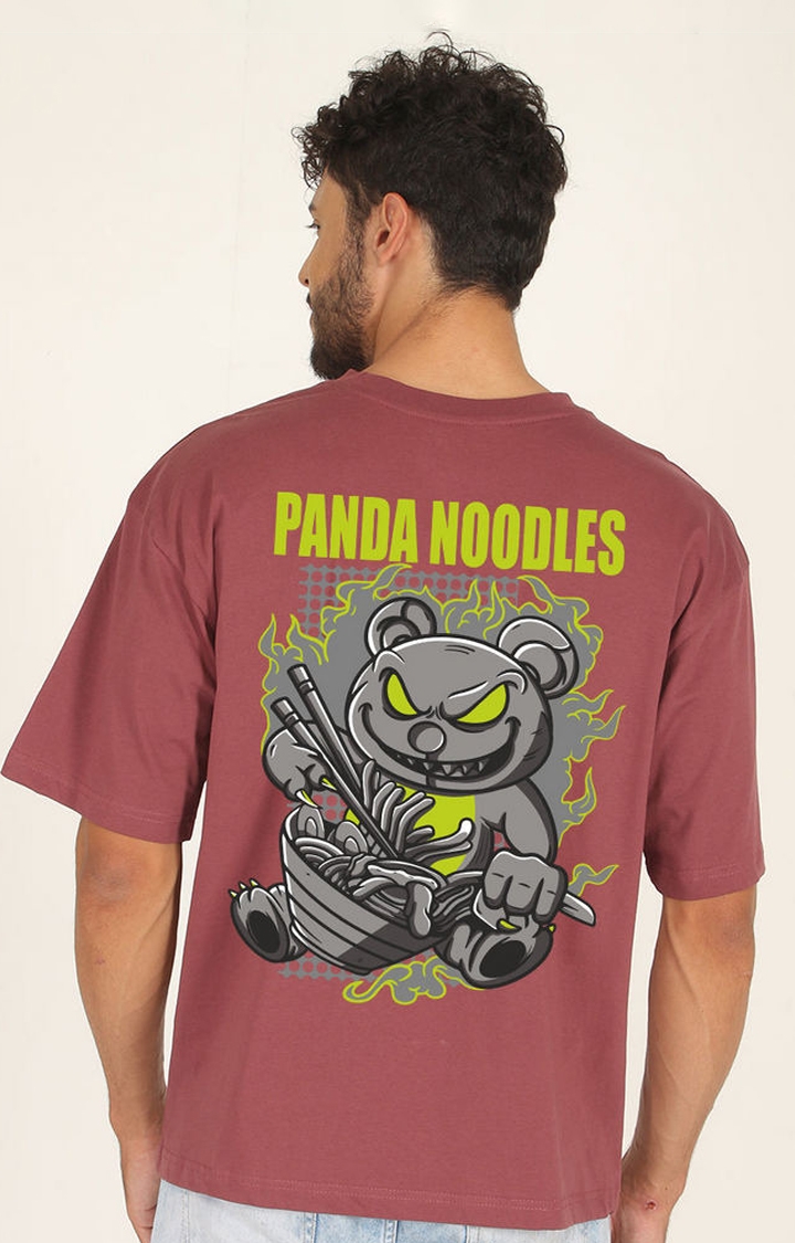 PRONK | Noodles Killer Men's Oversized T-Shirt