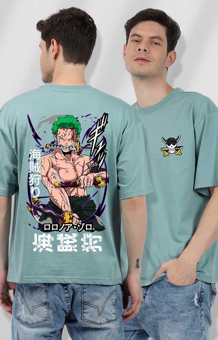 Hunter Zoro Men's Oversized Printed T Shirt