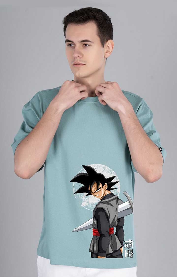 Goku Men's Oversized Printed T Shirt