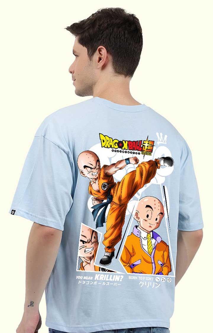 Krillin Men's Oversized Printed T Shirt