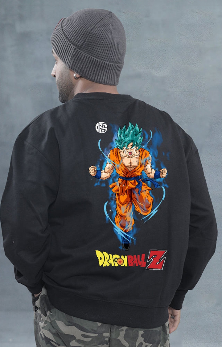 Dragon Ball Z Drop Shoulder Premiun Terry Sweatshirt