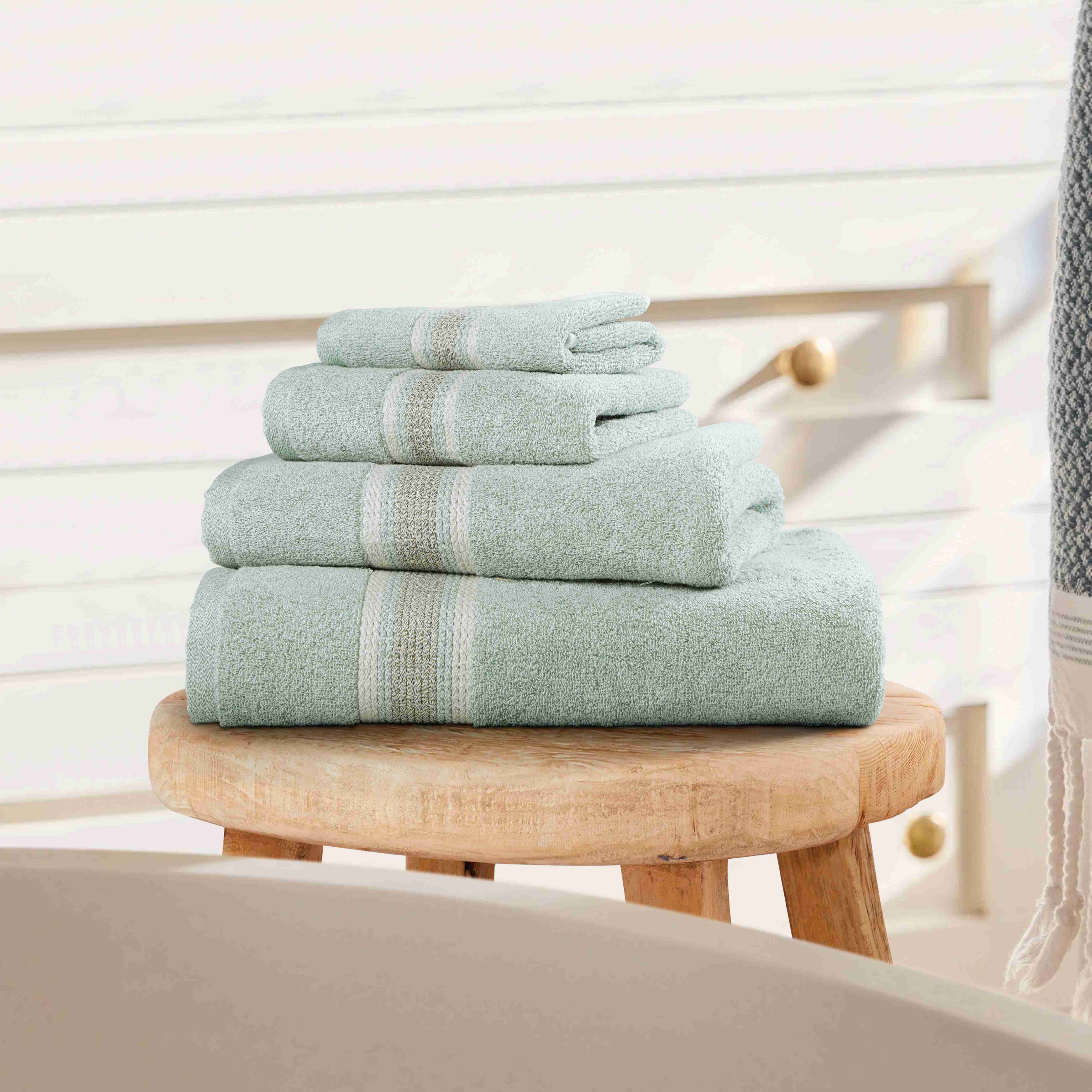 SnugsPun BamBoo Turquoise Green Towel
